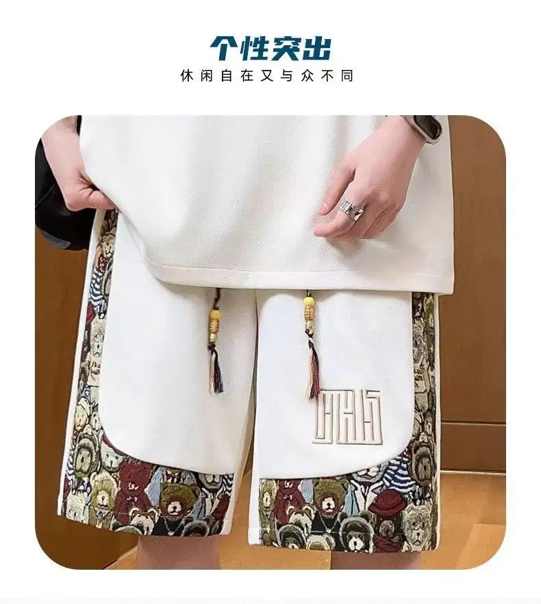 T-shirts + shorts 2026 summer fashion Sportswear shirts Men's Casual Sets Male Fashion shirts and shorts full size M-5XL