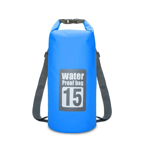 5L/10L/15L/20L/30L Outdoor Sport PVC Waterproof Storage Dry Bag For Canoe Kayak Rafting  Swimming Travel Kit Sack Backpack