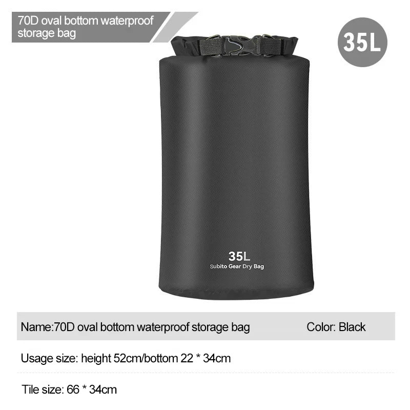 3L/5L/12L/20L/35L Waterproof Dry Bag Sack Outdoor Ultralight Drifting Swimming Clothes Storage Bag Rafting Kayaking Sport Bag
