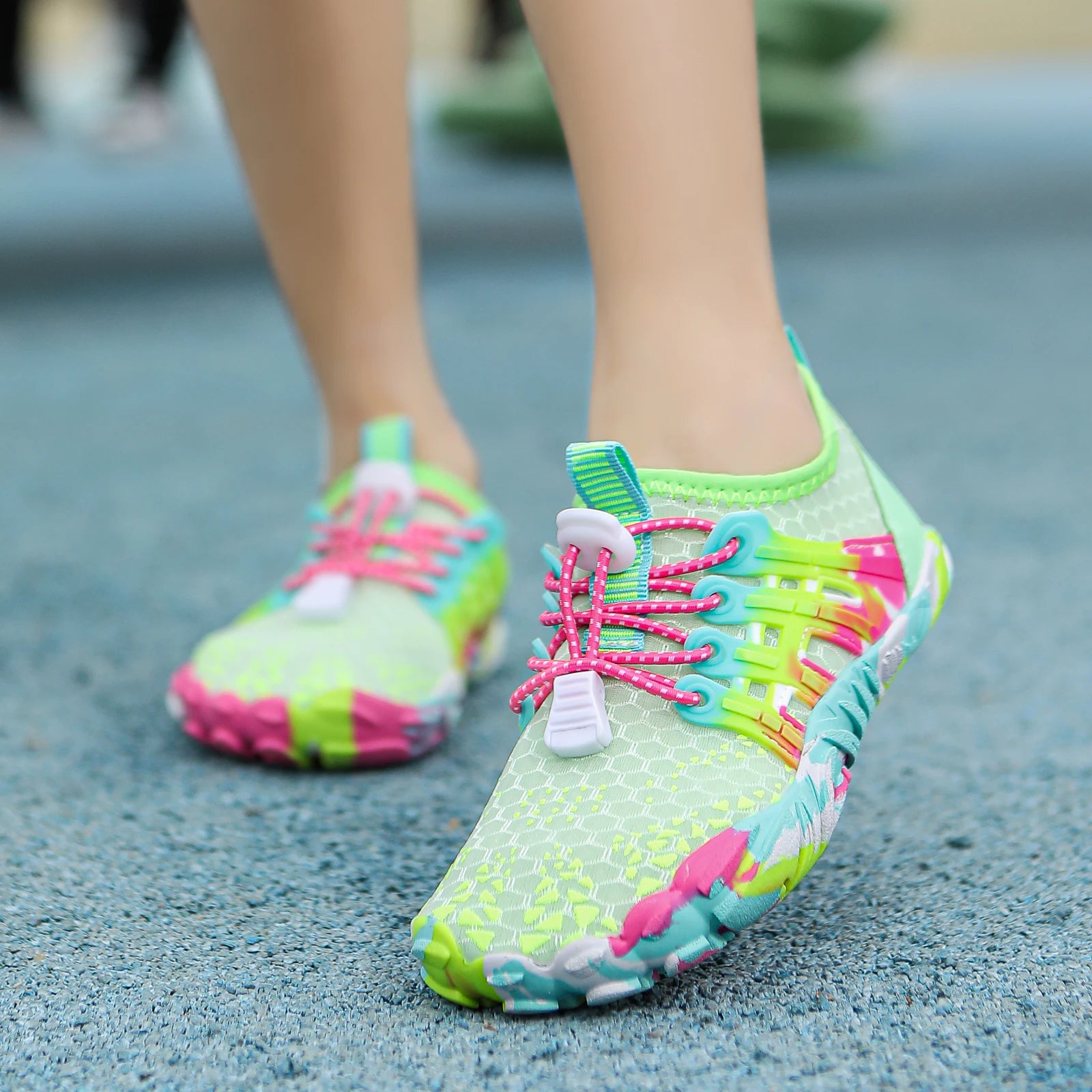 Children Outdoor Water Shoes Barefoot Aqua Five Fingers Sock Swimming Breathable Hiking Wading Beach Outdoor Upstream Sneakers