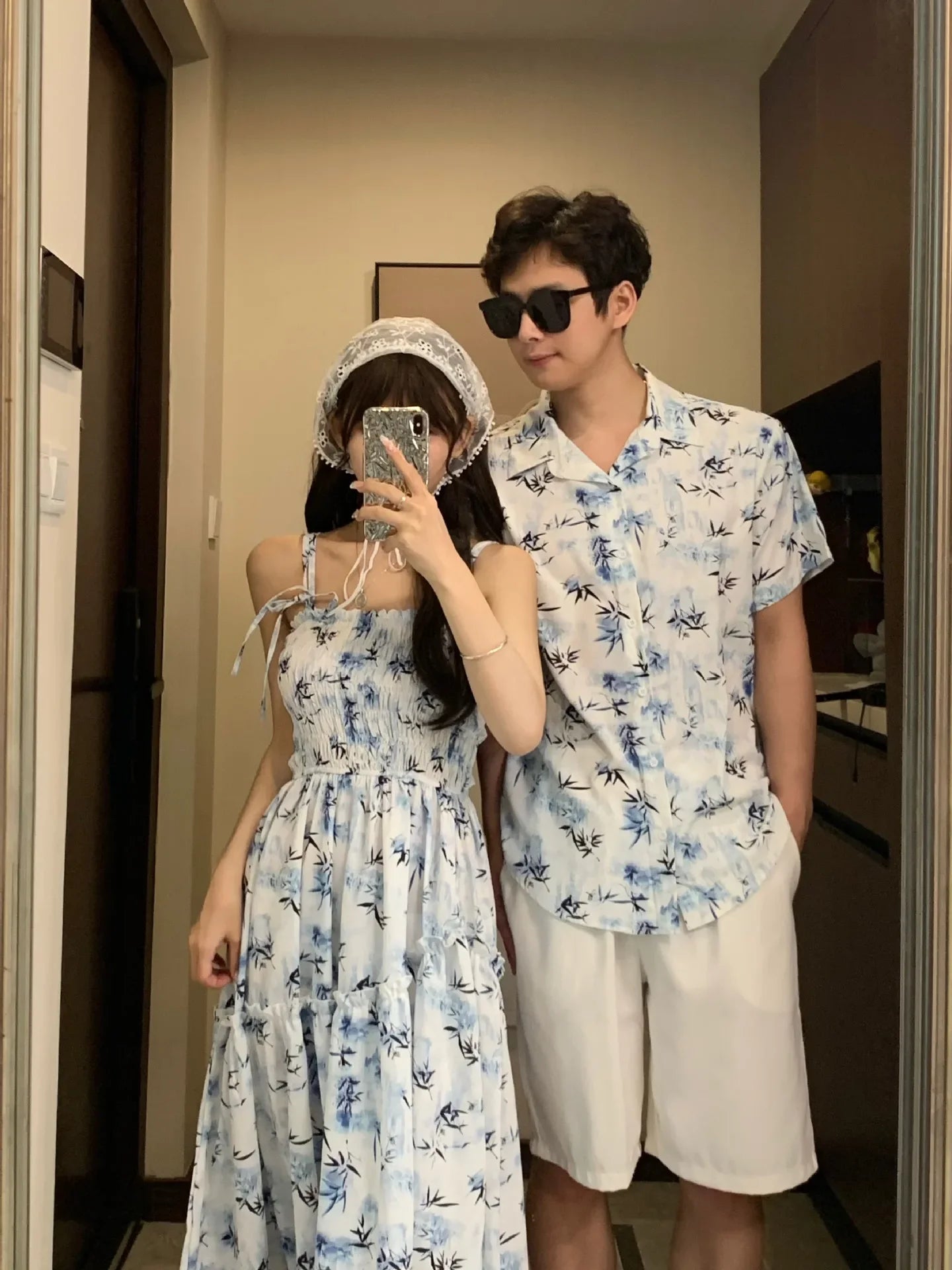 Resort Couple Look Parents and Children Summer Clothes Family Matching Holiday Clothing Mom Daughter Beach Dress Dad Son Shirts