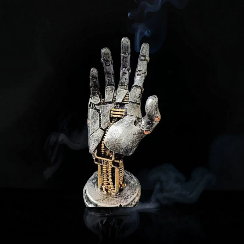 Berserk Figure Hand of God Statue Anime Handcraft Resin Ornament Halloween Skeleton Figurine Craft Desk Decoration Scary Props