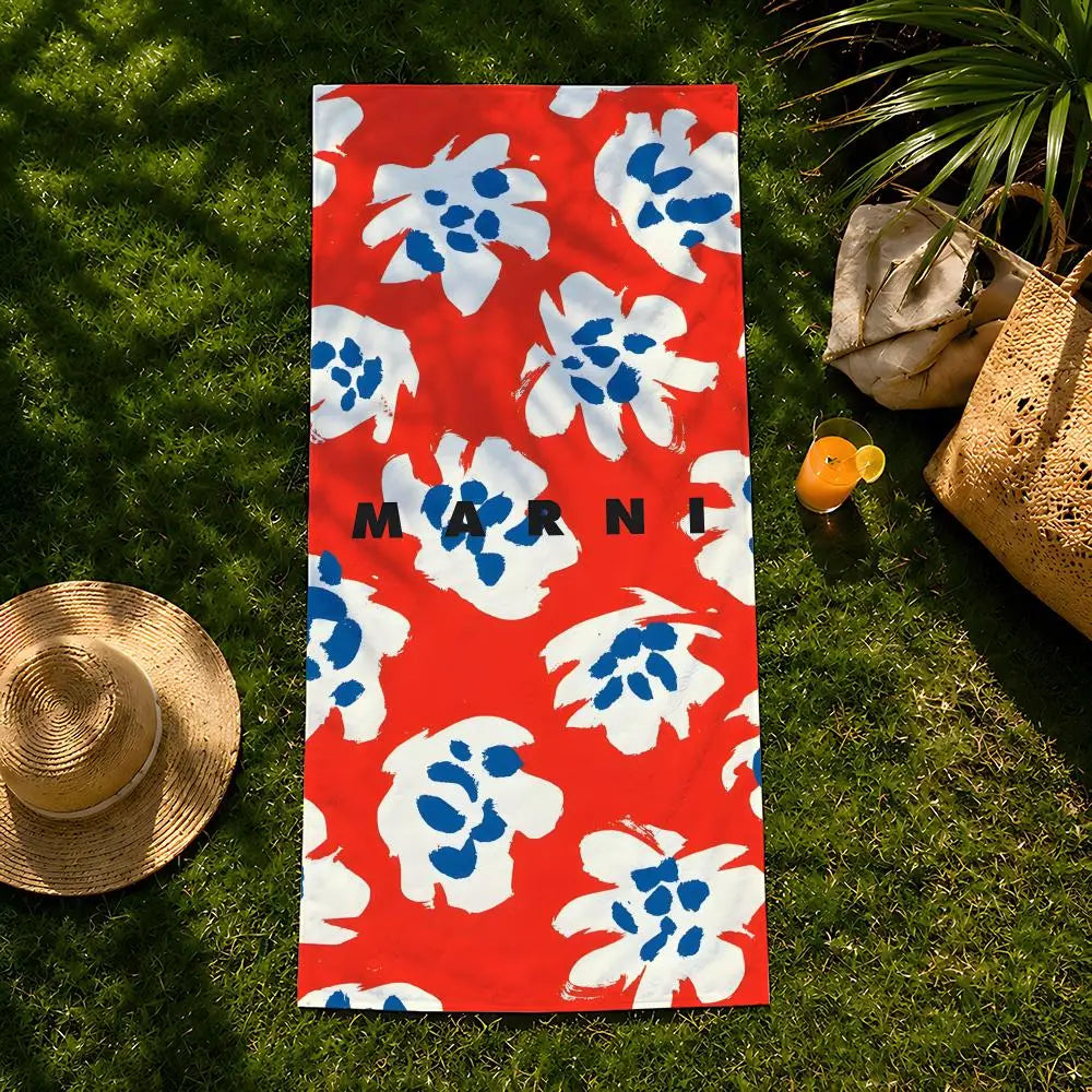 Brand M-MARNI Towel beach towel, quick drying absorbent bath towel for Swim,Gym,Camping,Outdoor hot