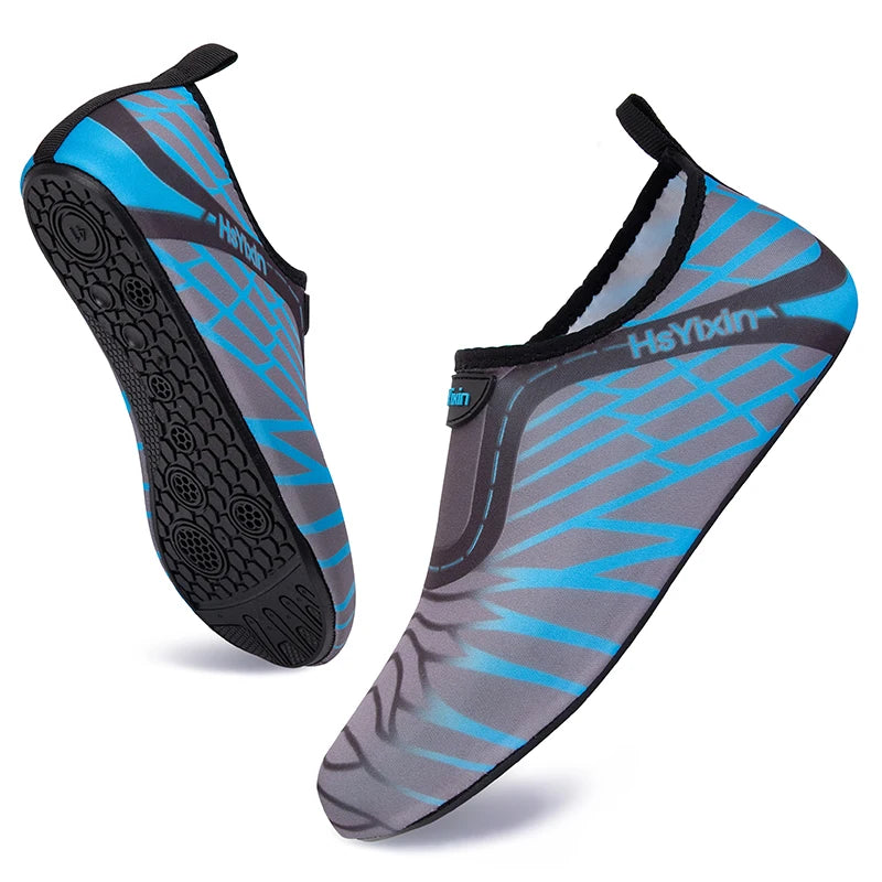 Lightweight, foldable portable travel Aqua shoes water shoes barefoot sand inspired shoes beach snorkeling swimming water shoes
