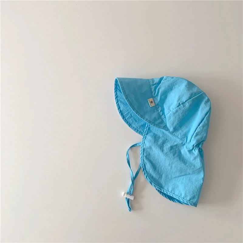 Quick-drying Baby Sun Hat Outdoor Wide Brim Beach Bucket Hat Summer UV Protection Kids Boys Girls Sunscreen Caps