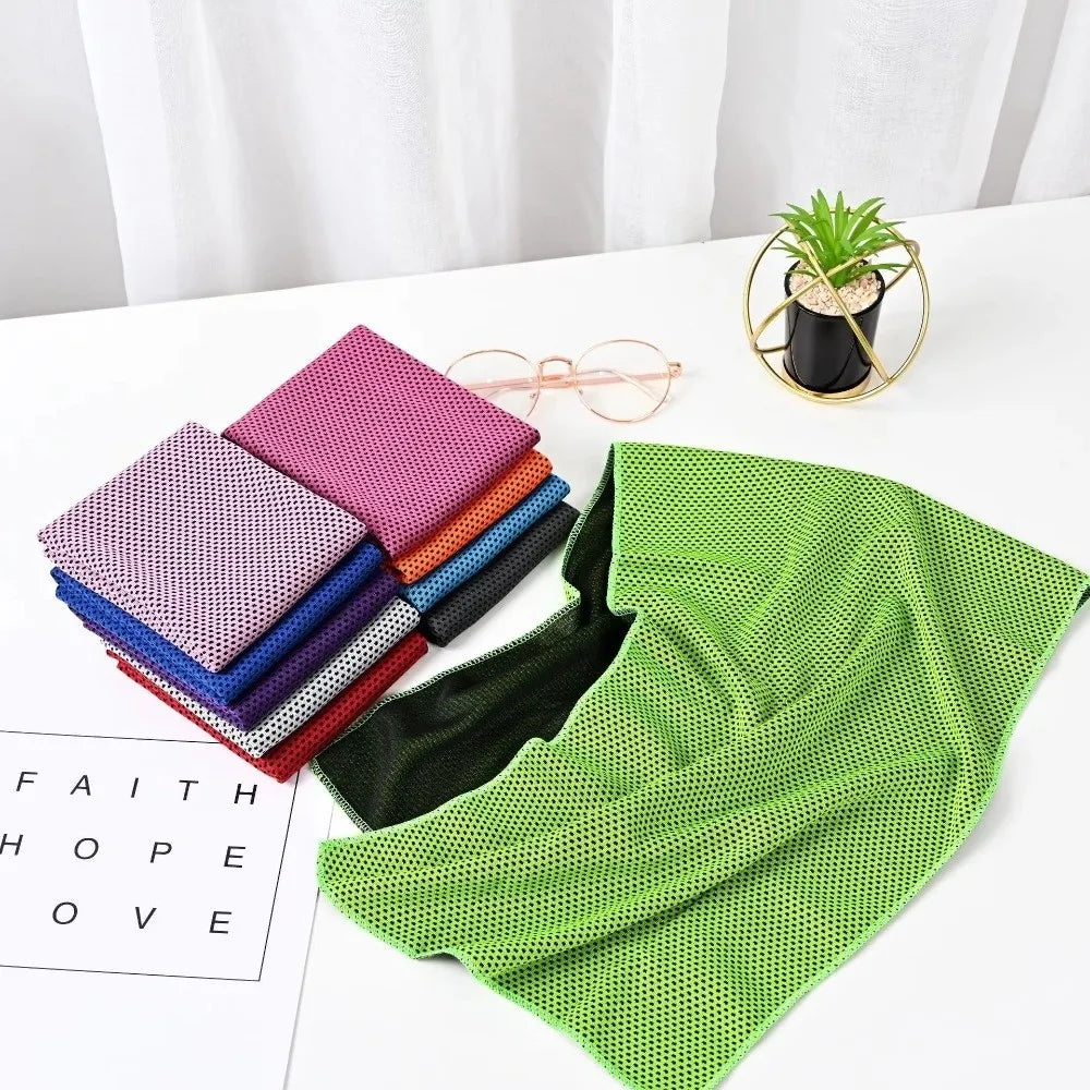 Breathable Cooling Towel Ultra Soft Lightweight Microfiber Towels Sunstroke Prevention Quick Drying Yoga Swimming Gym Towel
