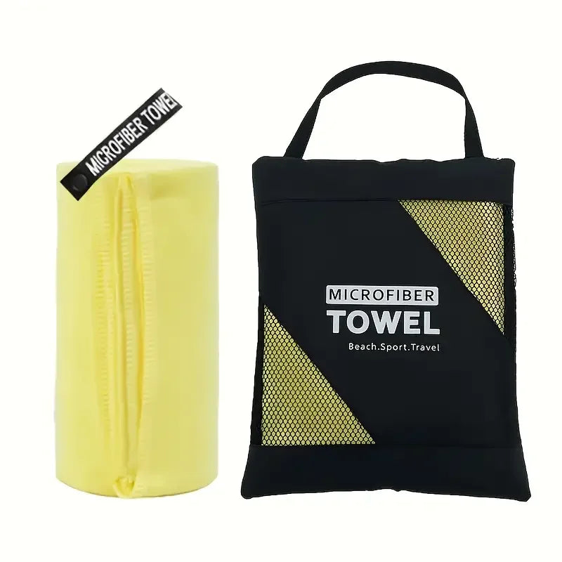 Quick-Drying Sports Towel Thick Sand Free Microfiber Towel Super Absorbent Soft Compact Beach Swim Travel Camping Towel 1pc