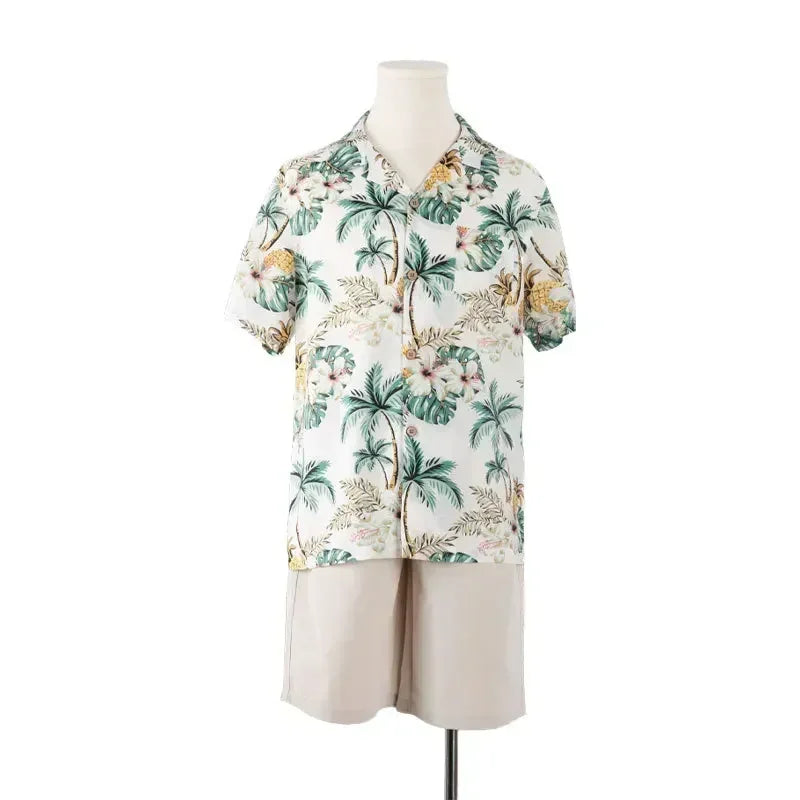 2025 Beach Family Matching Outfit Girl Dress Resort Couple Look Dad Son Sea Holiday Boy Clothes Vacation Mom And Daughter Summer