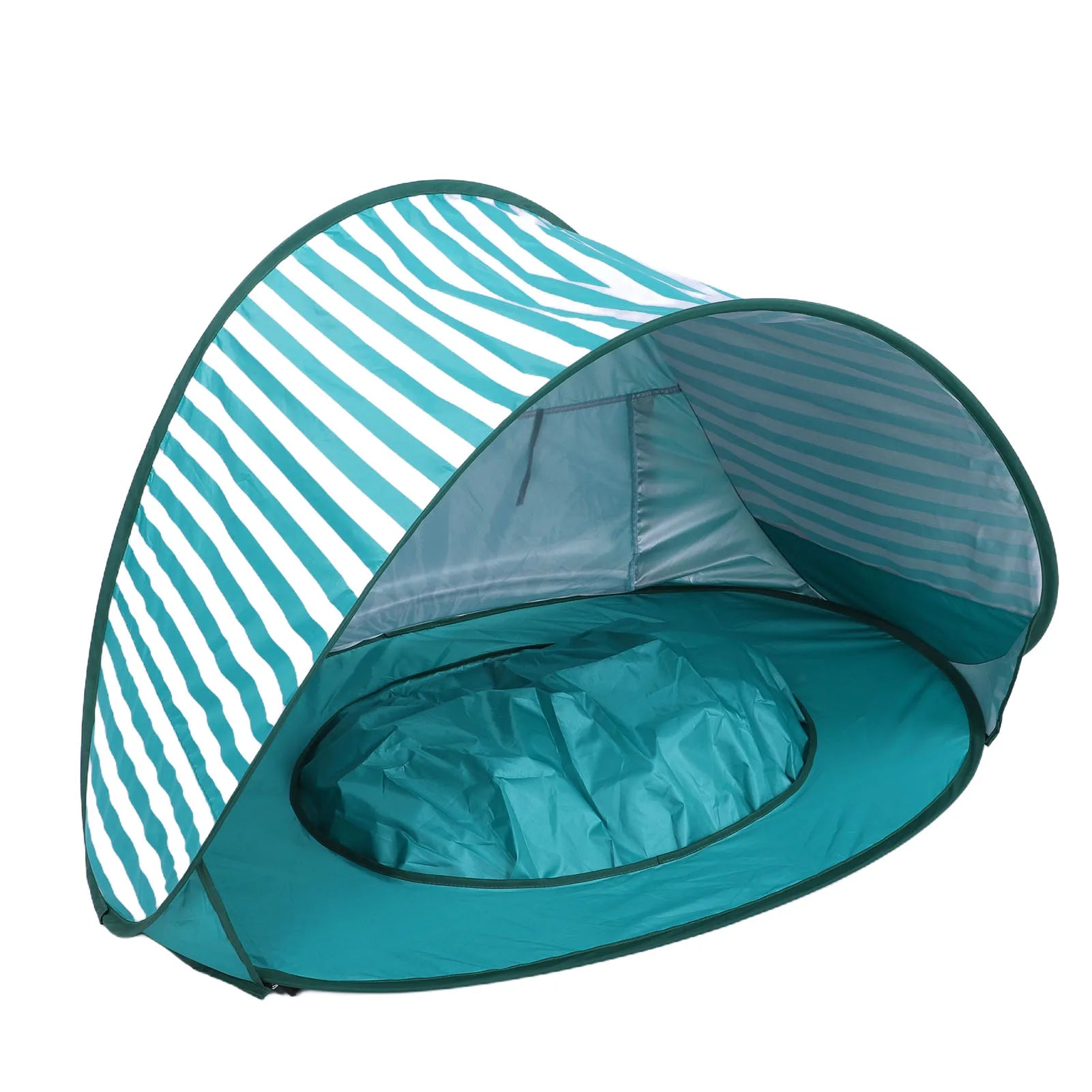 【New】Beach Tent Sun Shelter  Up Beach Tent Sun Proof Wind Proof Portable Baby Beach Tent with Pool Storage Bags for Outdoor