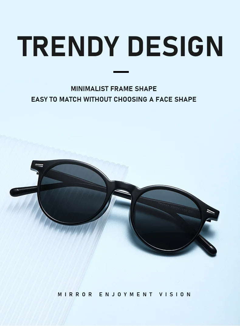 Vintage Round Sunglasses for Women Men Circular Sun Glasses Female Oval Eyewear Sunglasses for Male Female Eyeglasses