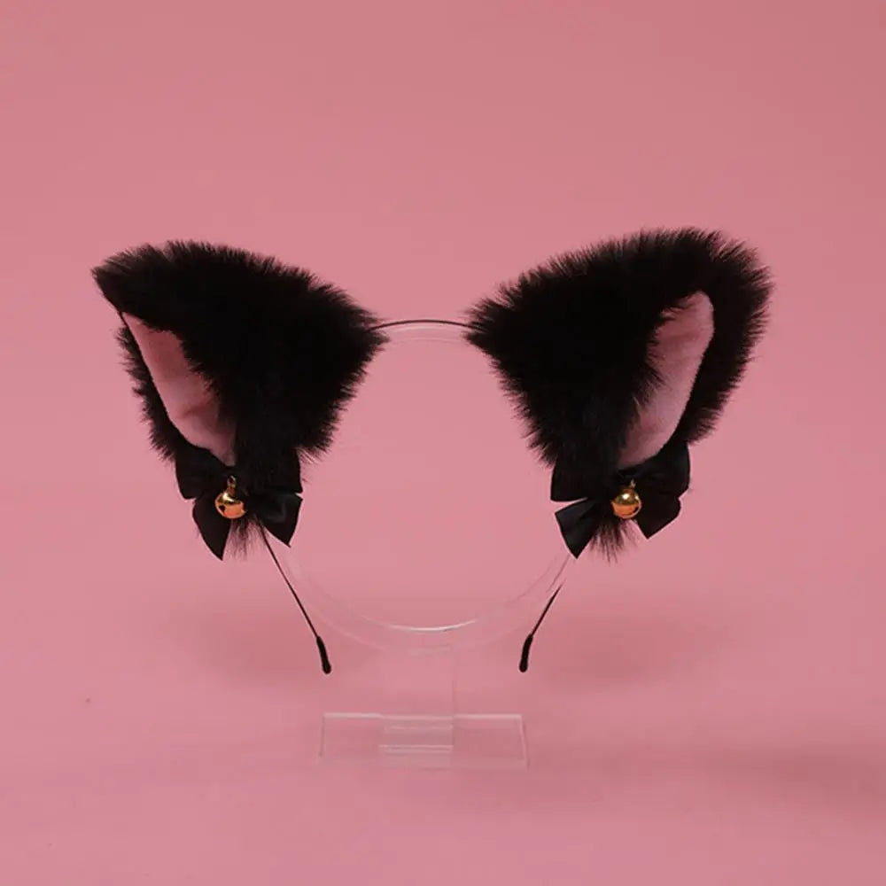 1PC Halloween Cat Ear Cosplay Headband For Women 2026 New Style Cute Hairband For Halloween Christmas Cosplay Party Costume