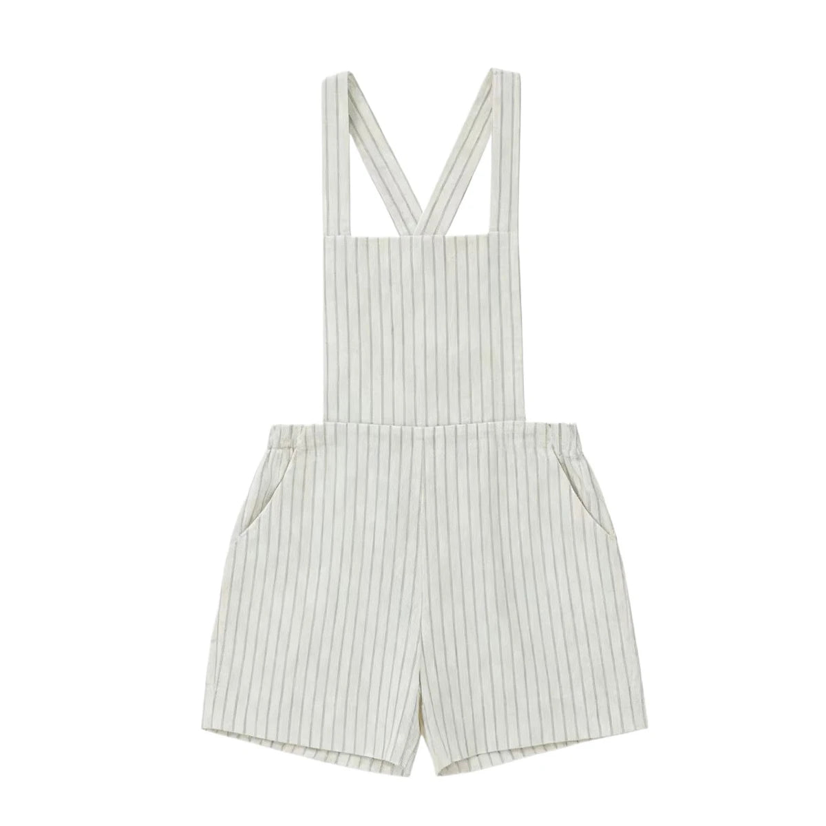 AP Santorini Stripe Collection SS26 Girls Ruffles Sleeve Dress Baby Kids Set V-neck Knit Top Brothers Sisters Family Matching