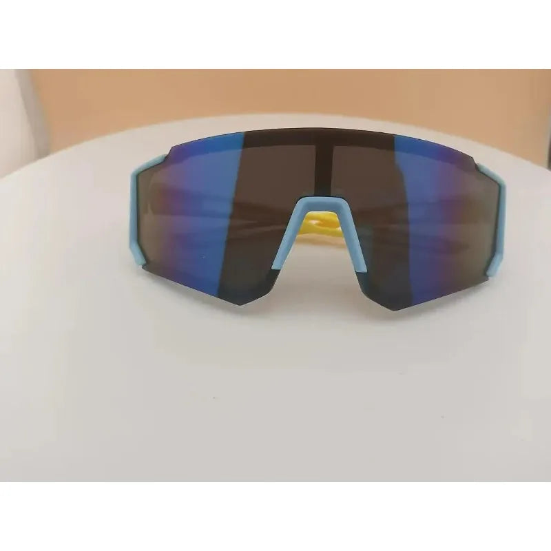 2025 New Arrival Fashion Outdoor Kids Glasses Square Frame Cycling Sunglasses Windproof UV Resistant Plastic Eyewears