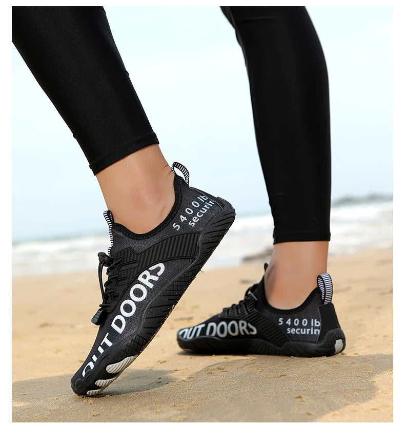 Men River Tracing Water Shoes Woman Outdoor Beach Swimming Mountaineering Shoes Breathable Summer Quick-Dry Aqua Shoes Wading