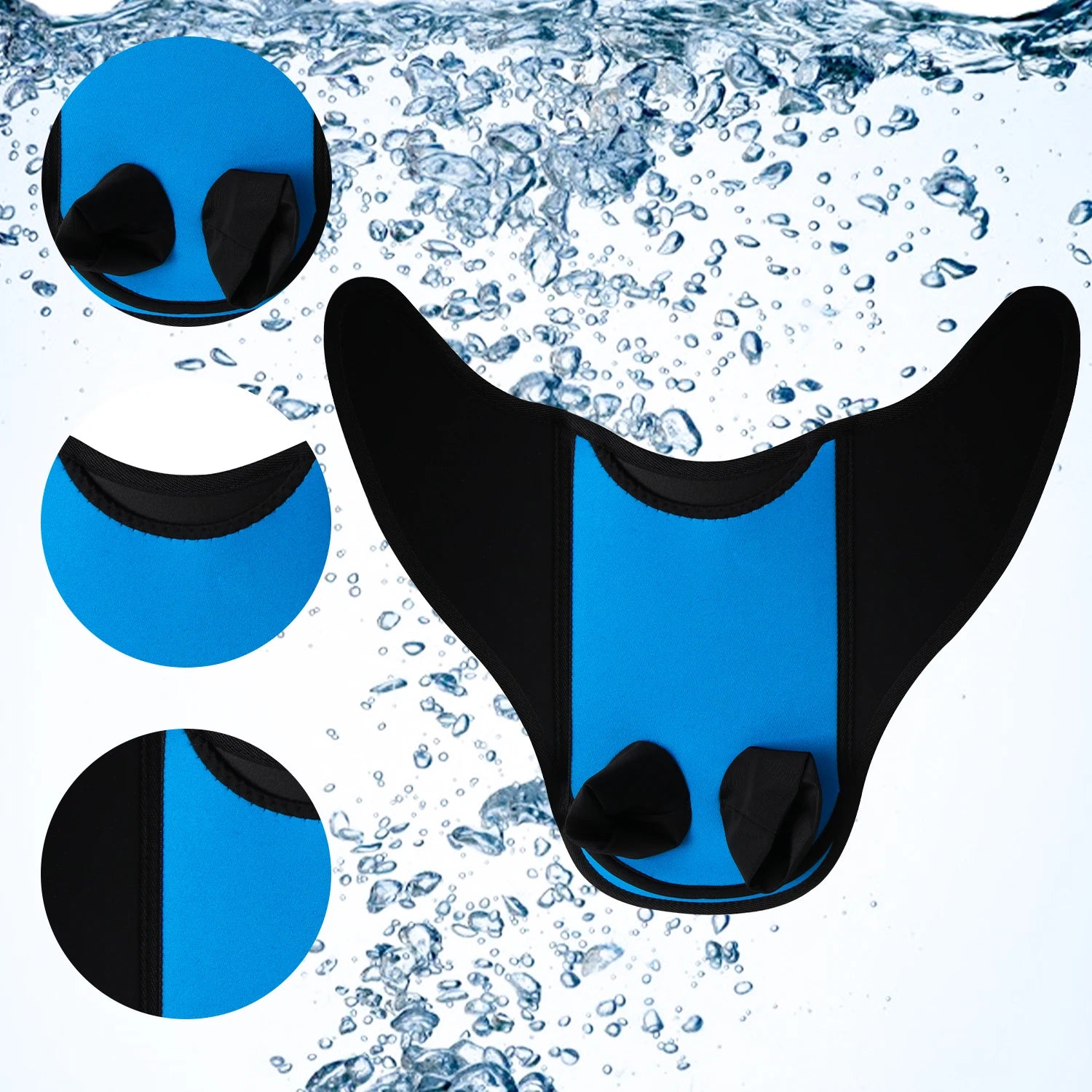 Mermaid Monofin, Swim Fin for Kids Mermaid Tail Girl Snorkel Fins Swim Flippers Full Foot Water Sports Enthusiasts Diving Fins