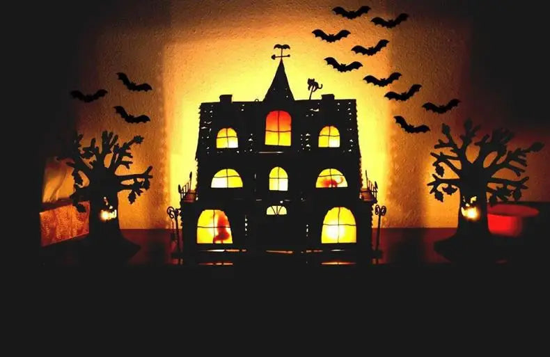 10 Sheets 480pcs Mini Halloween Bat Stickers Black Cute Kawaii Halloween Sticker DIY Cup Stationery Sticker Home Halloween Decor