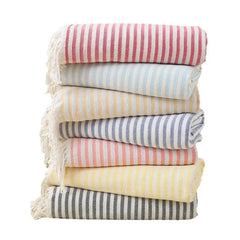 100x200cm Hot Sale Beach Towels Luxury Striped Tassel 100% Cotton Sauna Spa Bath Towel For Home Travel Turkish Large Beach Towel