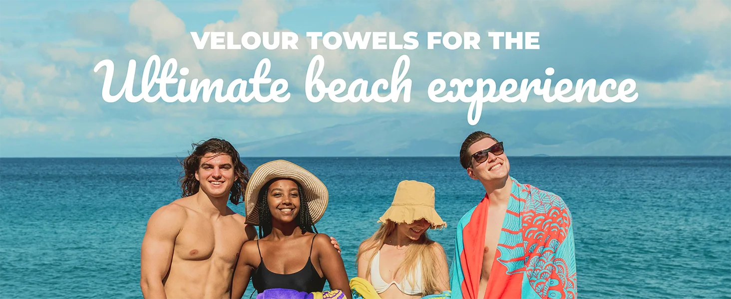 Beach Towels Tropical Animals Blue Unique Design Multiple Sizes Cotton Bath Towels Suitable for Kids and Adults