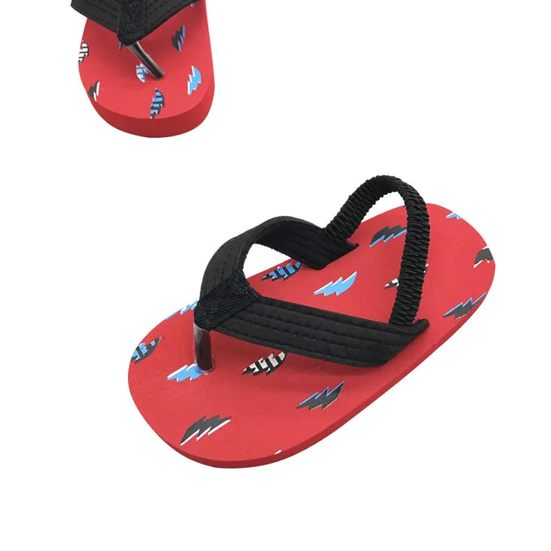 Toddler Flip Flops Shoes Little Kid Sandals with Back Strap Boys Girls Water Shoes for Beach and Pool