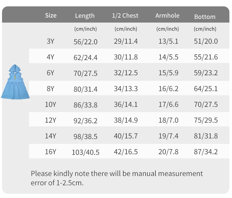 Summer Terry Sibling Clothing Set for Boys And Girls Blue Shirt for Boy Girl Dress Zipper With Colorful Drawstring Teens Outfit