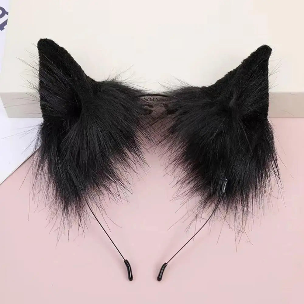 1PC Halloween Cat Ear Cosplay Headband For Women 2026 New Style Cute Hairband For Halloween Christmas Cosplay Party Costume