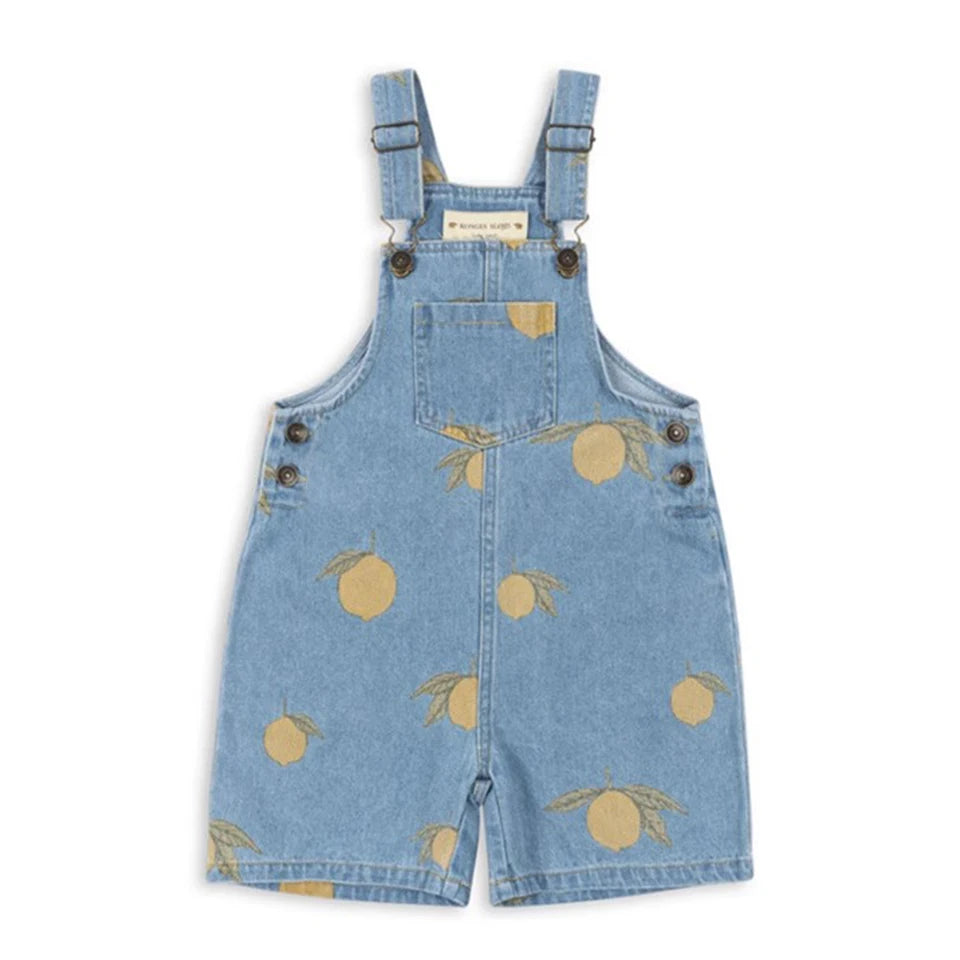 Boys Denim Overalls 2025 KS Girls Cute T-shirt Skirt Boy Simple Cool Tee Tops Shorts Baby Kids Beach Shorts Children Clothes Set