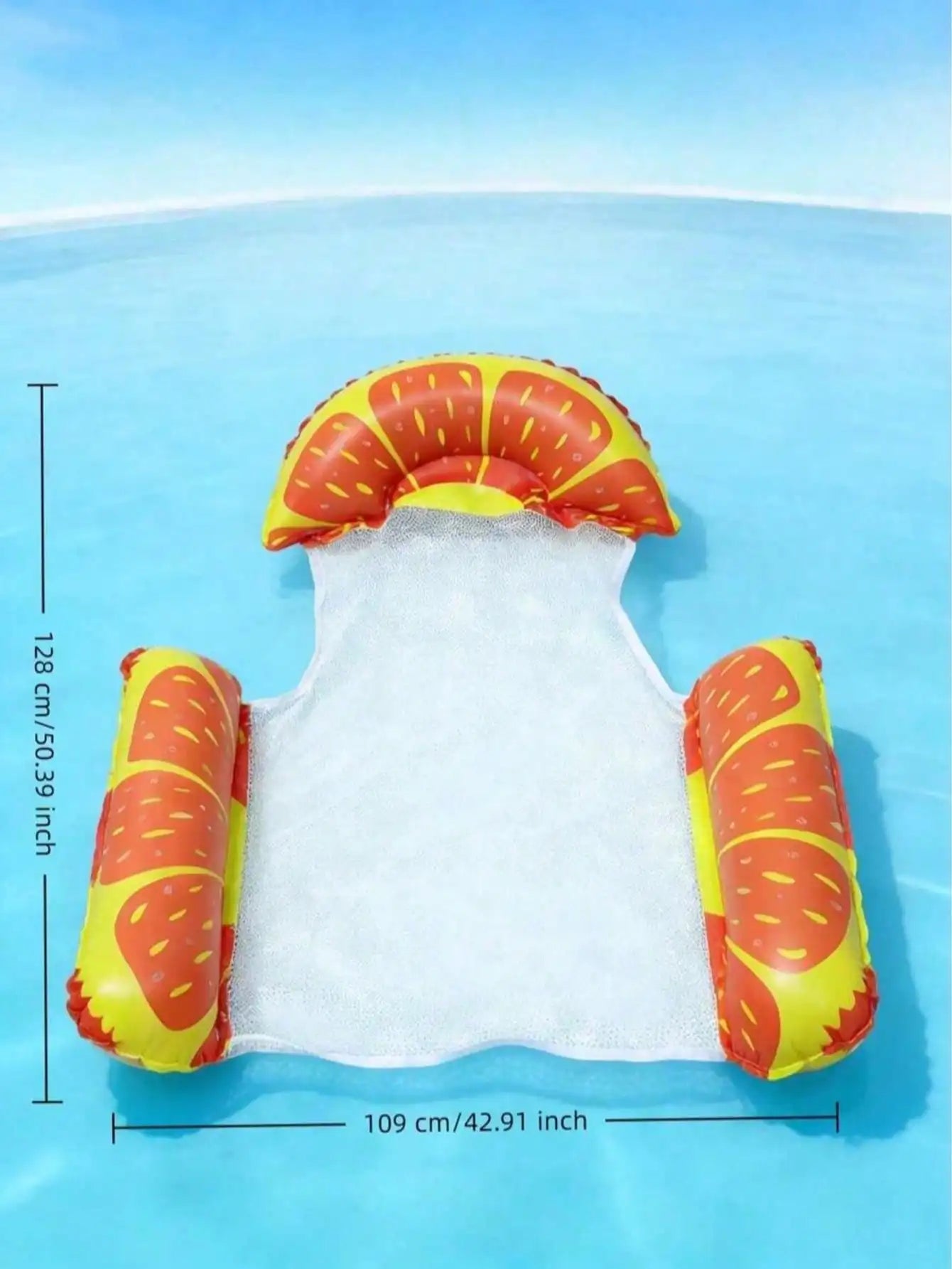 New Water Hammock Recliner Inflatable Floating Swimming Mattress Sea Swim Ring Swimming Pool Party Toy Recliner Swimming