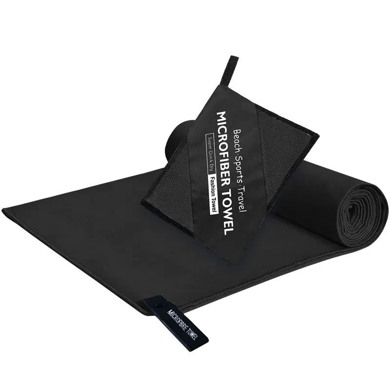 6 Sizes Premium High Quality Microfiber Towel Ultra Absorbent Quick Dry Portable Bag Gym Yoga Beach Camping Travel Lightweight