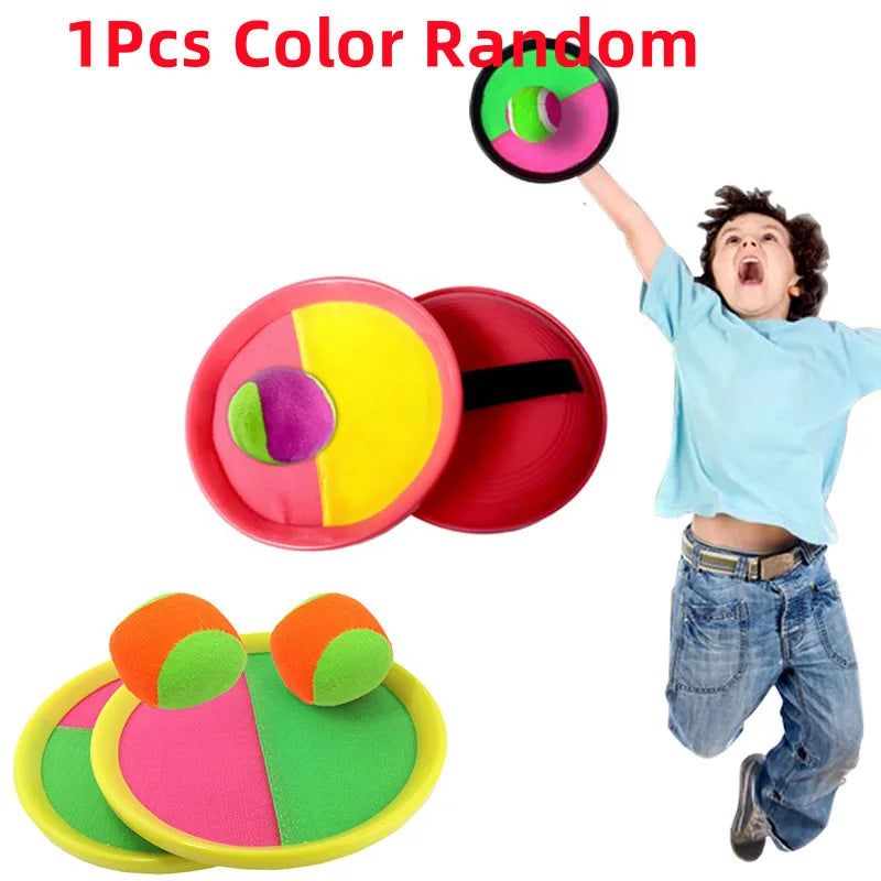 Beach Backyard Adhesive Target Ball Set - Family Outdoor Throwing Catching Game Lawn Children's Interactive Fun Toy