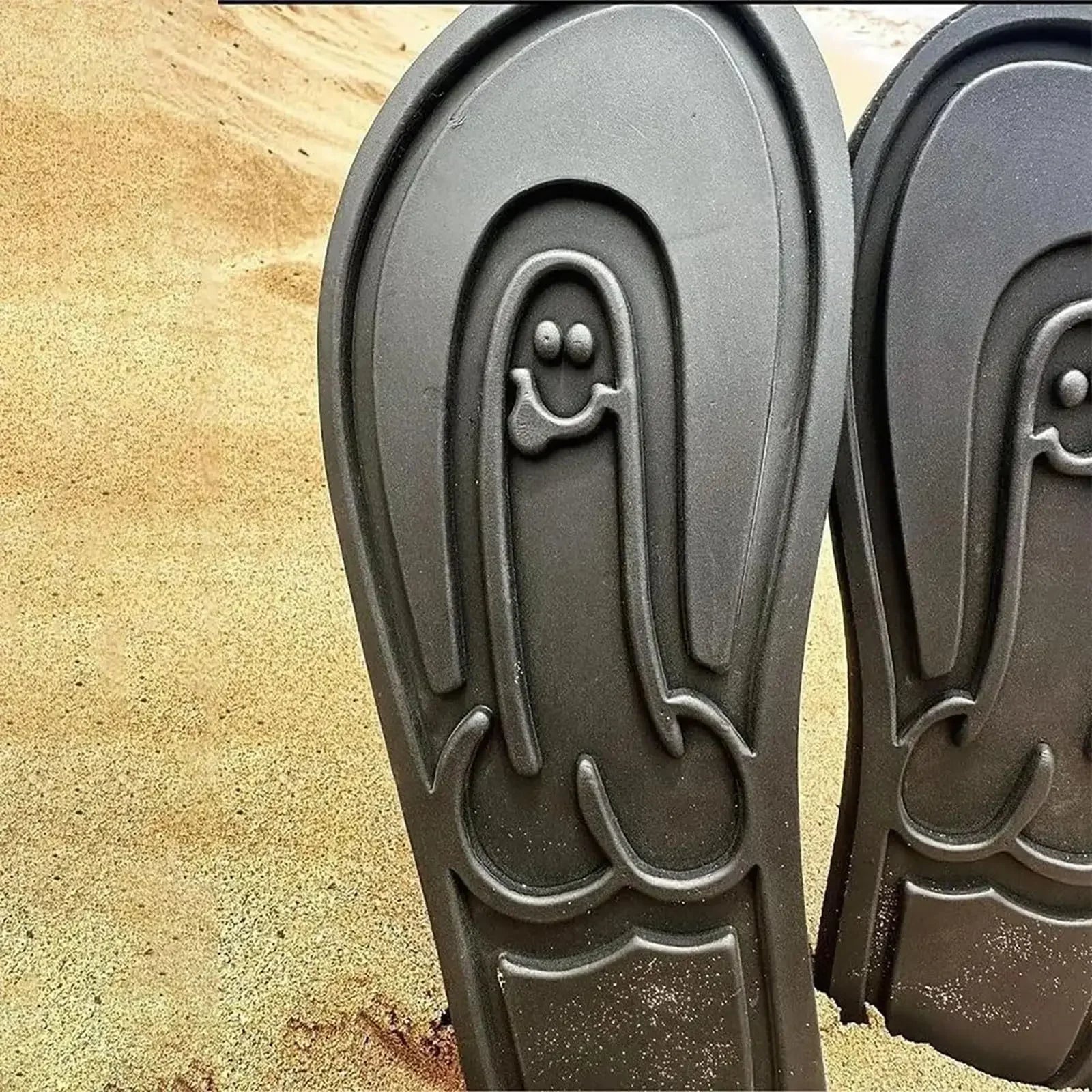 Adult Creative Quirky Dick Flops Slippers, Beach Flip Flops, Spread Hap Penis Hidden Penis Flops, Playful Quick Drying Slippers