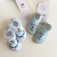 2026 Summer Children Swimming Shoes Cartoon Printed Non-slip Quick-Dry Boys Girls Beach Water Playground Sandals Shoes