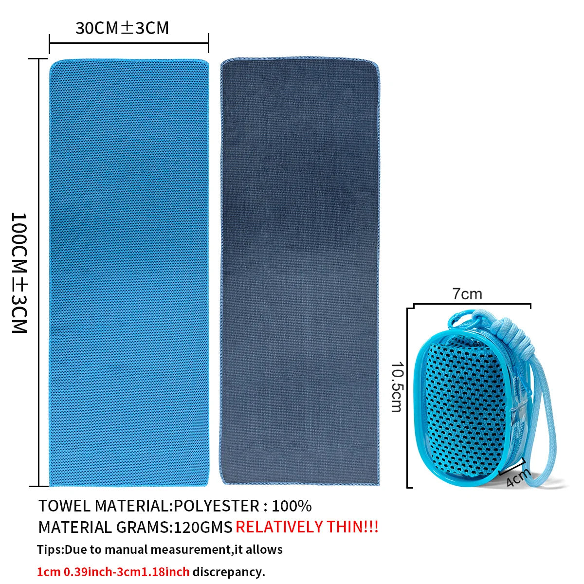 New cooling Towel Sports Quick Dry Super Absorbent Camping Towel Ultra Soft Lightweight Gym Swimming Yoga Beach cool Towel