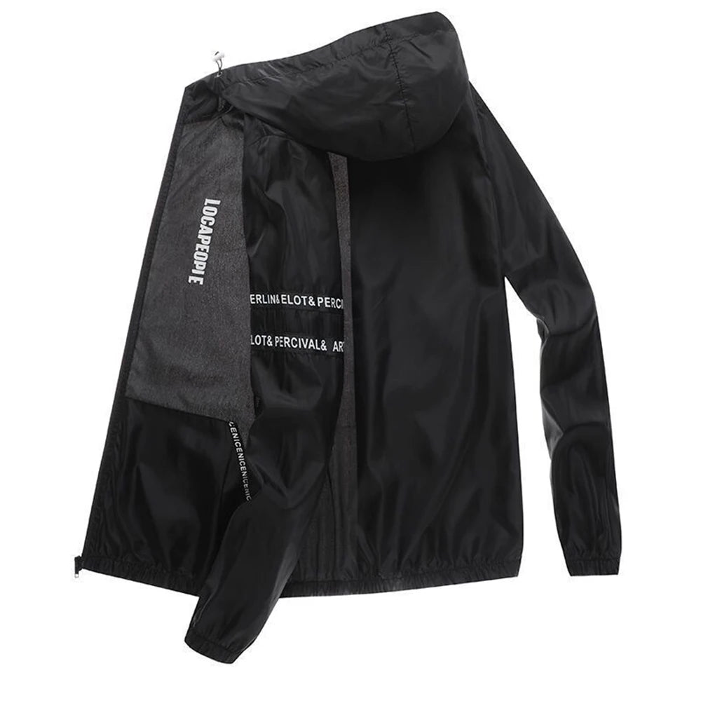 Ultrathin Waterproof Sunscreen Clothes Summer Quick-Dry Bicycle Jacket Men Running Camping Breathable Coat Thin Jacket