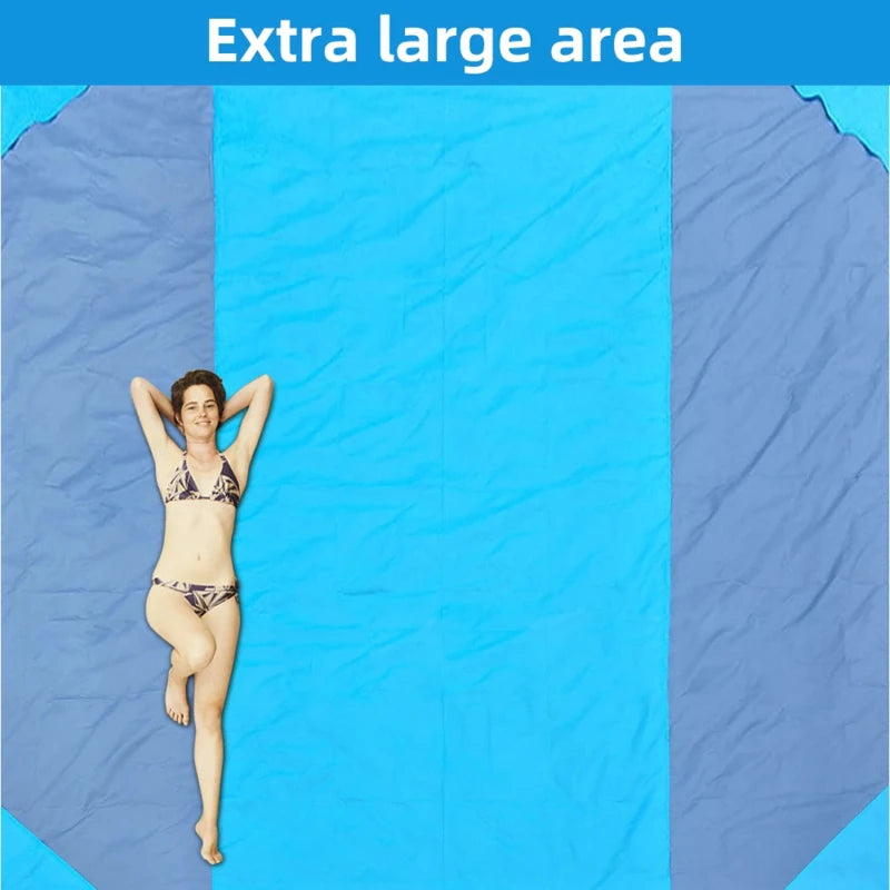 Waterproof Beach Mat Extra Large Outdoor Camping Mat Blanket Folding Sand Free Pocket Mattress Portable Lightweight Picnic Mats