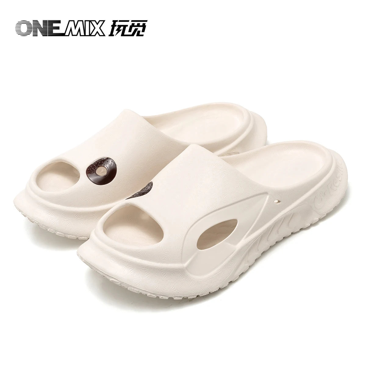ONEMIX Summer Sports Sandals Slipper Casual Outdoor Non-slip Beach Wadding Adult Male Fashion Exercise Recovery Women Flip Flops