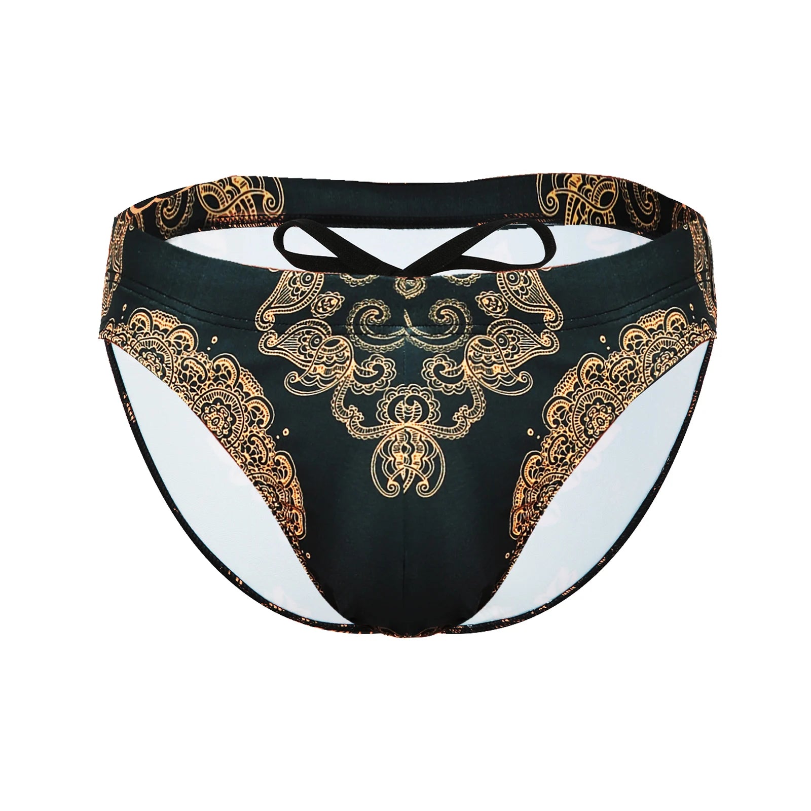 Sexy Swimwear Men Bikini Leopard Totem Swim Briefs Trunks Swimsuit Beach Shorts Bulge Pouch Swimming Bathing Suit Swimsuits