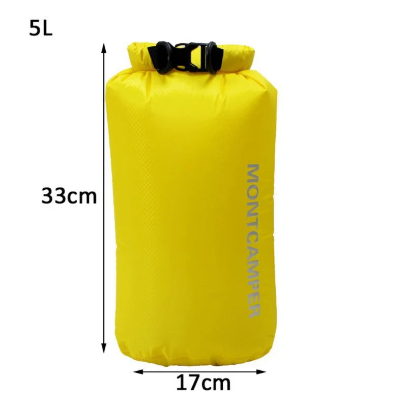 3/5/10/20/35L Dry Bag Sack Nylon Ultralight Drifting Swimming Clothes Storage Bag Pack Waterproof Rafting Kayaking Sport Bag