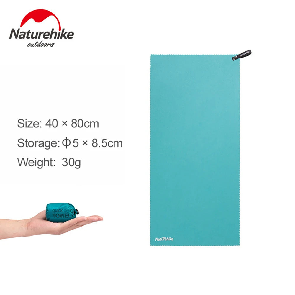 Naturehike Quick Drying Absorbent Bath Towel, Backpacking Hiking, Swimming Towel Compact Travel, Breathable Beach Gym Yoga Towel