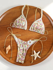 Bikinis Women's Swimming Suits Triangle Bathing Suits Bandage Swimwear Female Biquini Solid Sexy Bikini Set Summer