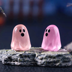 10/20/50pcs Luminous Ghost Figures - Glowing At Night Mini Action Figure Micro Landscape Miniatures, for Halloween Decoration