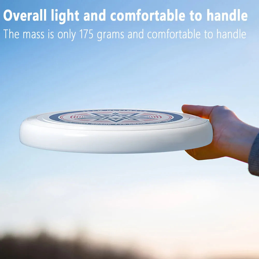 Swivel Flying Discs Professional Throwing Disc Lightweight for Outdoor Sports Beach Camping Game Luminous Frisbee Flying Saucer