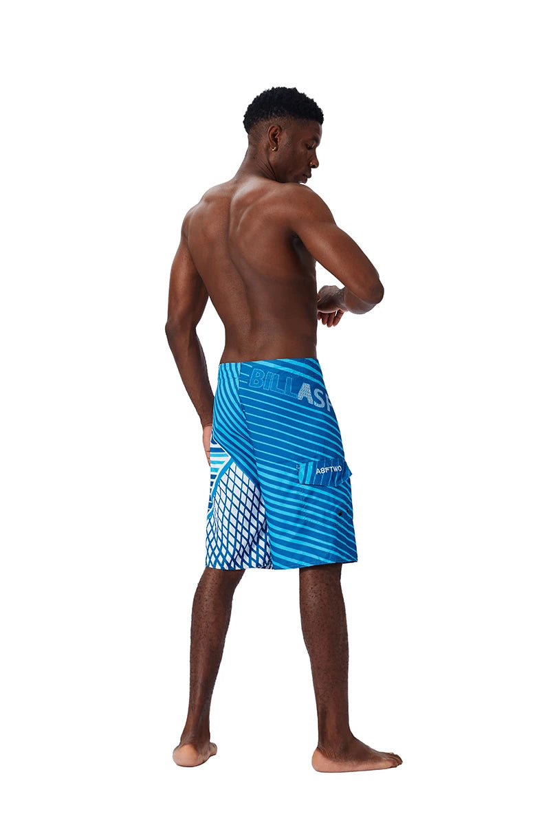 New Summer Men'S Board Casual Drawstring Pockets Shorts Beach Brand Short Surfing Bermudas Male Boardshorts Quick Dry For Sports