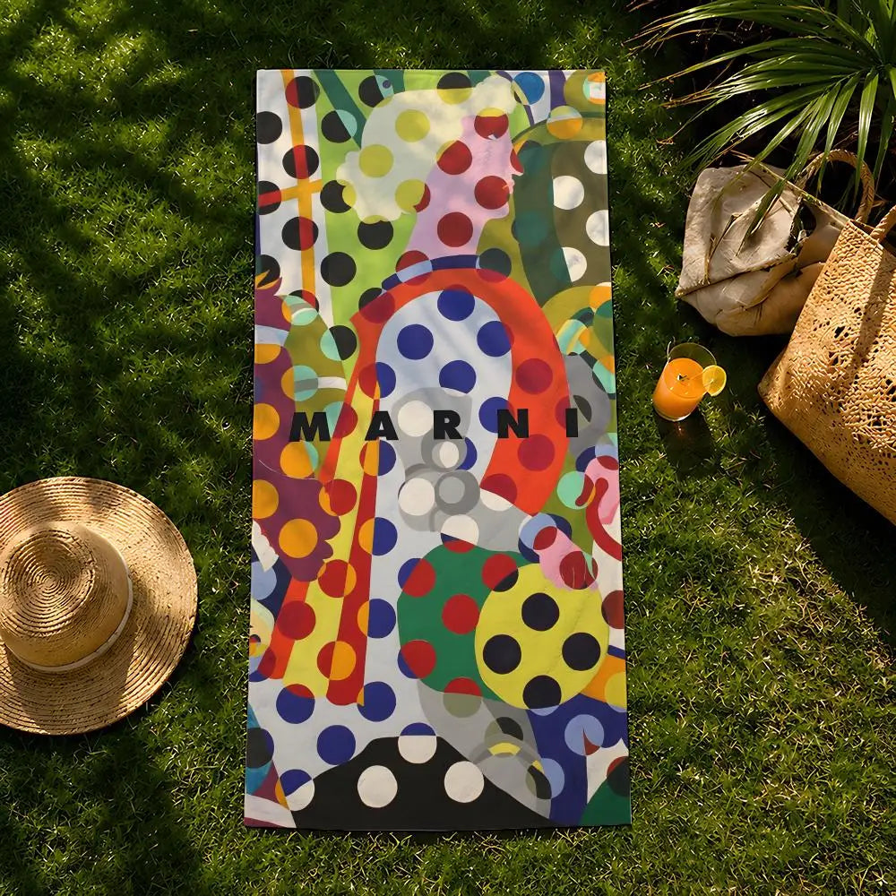 Brand M-MARNI Towel beach towel, quick drying absorbent bath towel for Swim,Gym,Camping,Outdoor hot