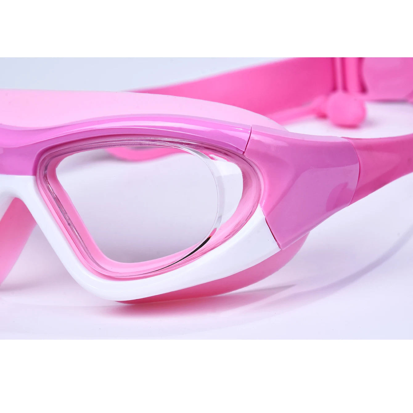 High-Definition Children's Swimming Goggles for Boys and Girls, Anti-Fog Swimming Goggles, Large-Frame Goggles, Comfortable Silicone Goggles