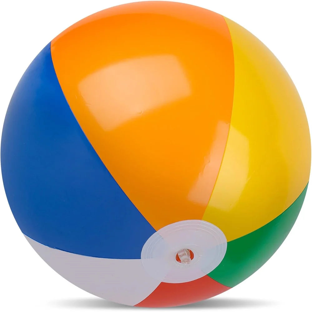 40CM Inflatable Beach Ball - Jumbo Colorful Pool Toys for Swimming Water Play & Summer Parties - Outdoor Beach Games Party Favor