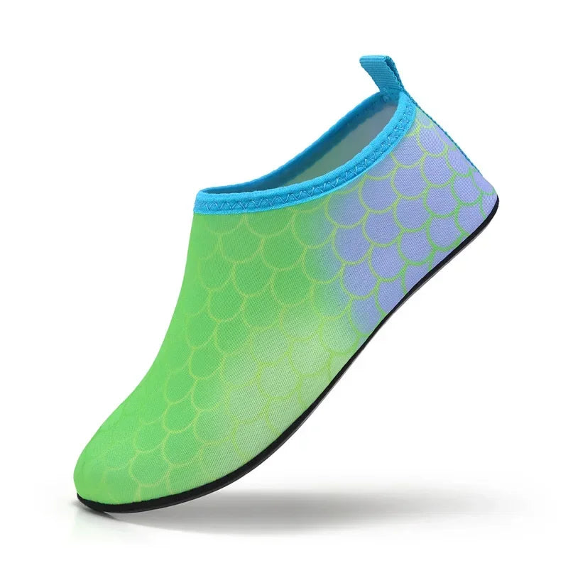 Children Water Beach Shoes Swimming Barefoot Girls Quick-Drying Aqua Shoes Boy Color Light Soft Slipper Snorkeling Swim Socks