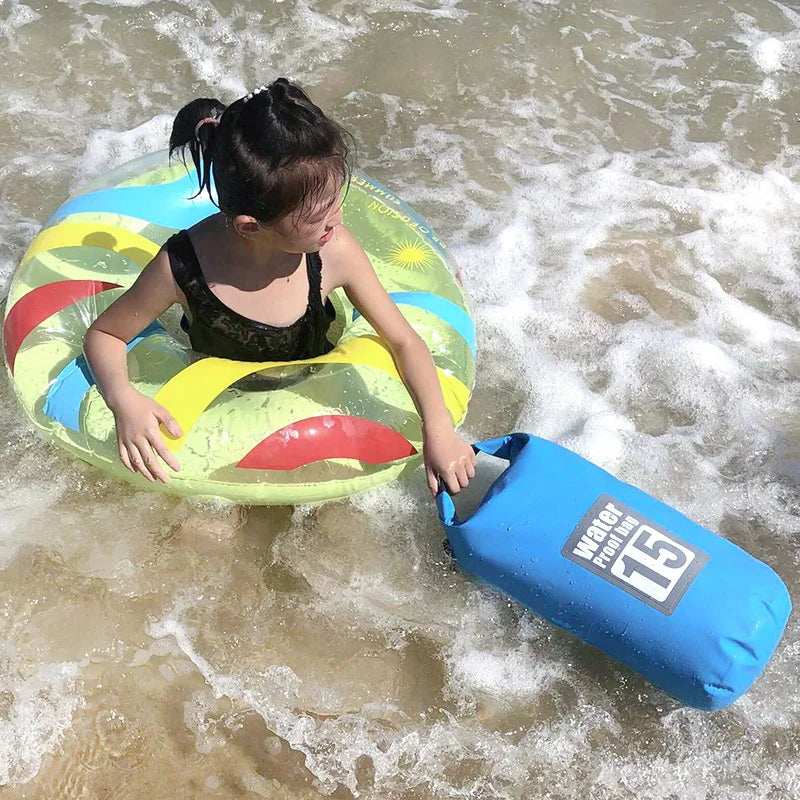5L/10L/15L/20L/30L Outdoor Sport PVC Waterproof Storage Dry Bag For Canoe Kayak Rafting  Swimming Travel Kit Sack Backpack
