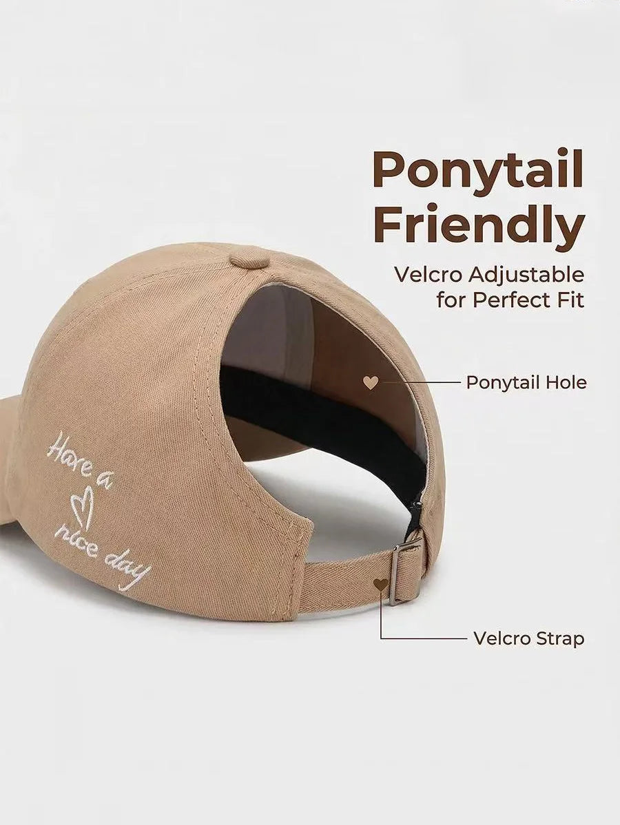 3-12YChildren can wear high ponytails, sunshades, baseball caps, sun hats and baseball caps in summer