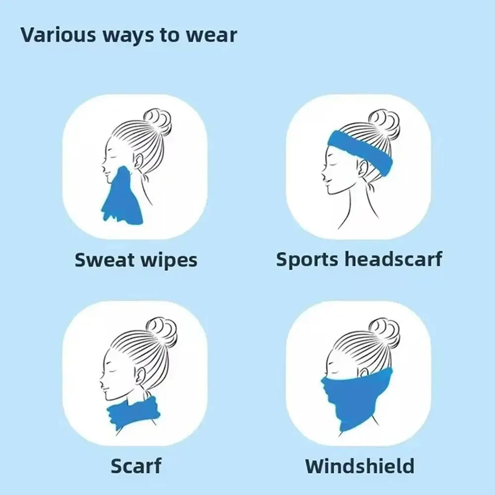 Breathable Cooling Towel Ultra Soft Lightweight Microfiber Towels Sunstroke Prevention Quick Drying Yoga Swimming Gym Towel