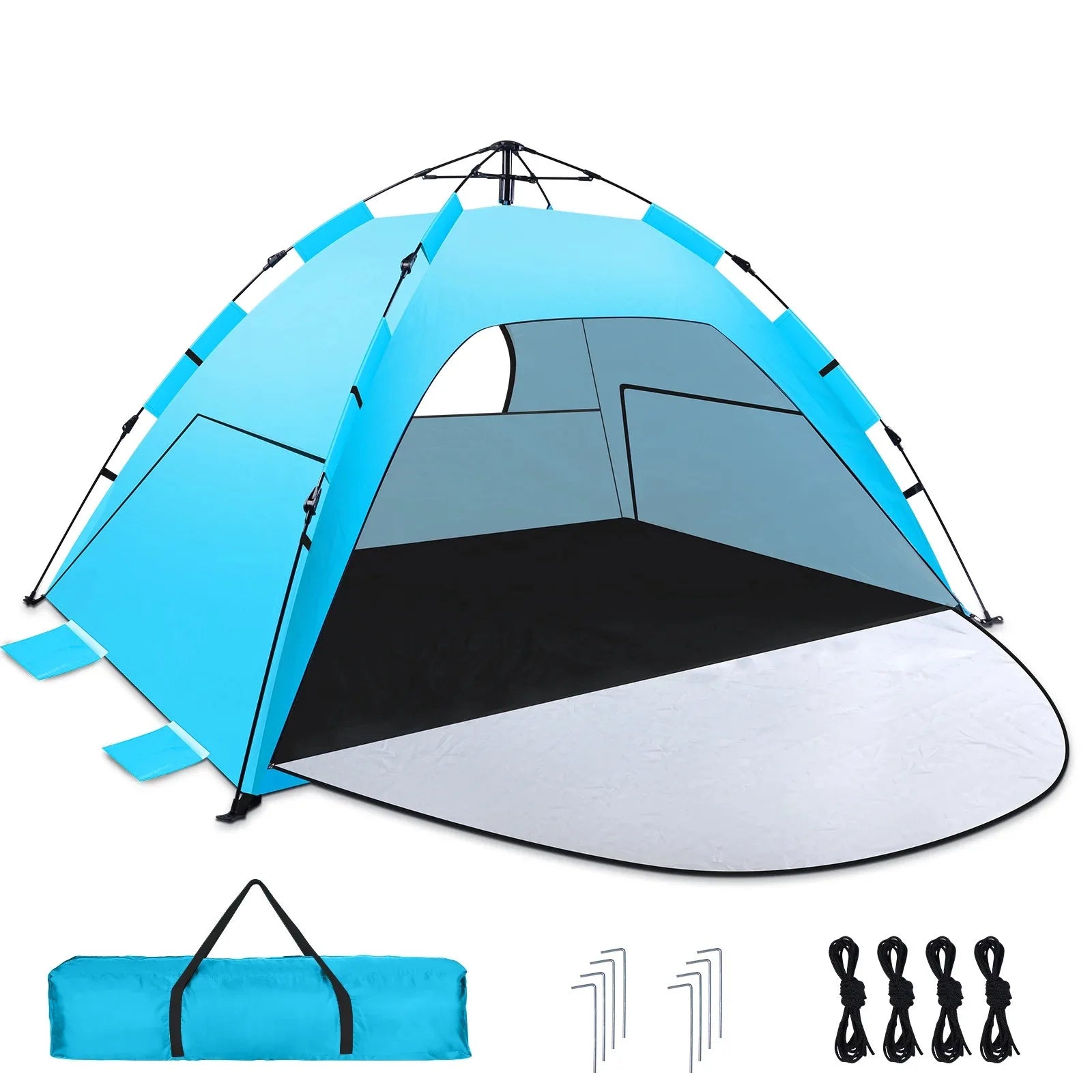 Auto Pop Up Beach Tent, Portable Foldable Sun Shade Shelter, UV Protection Outdoor Tent for Camping, Fishing and Picnic